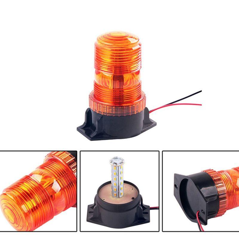 12 24V 48v 60 80v Lampeggiante Stroboscopico Luminoso 30 LED da Tetto Luce di Emergenza per Carrelli Elevatori ambra blu rosso
