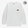 The North Face White Label Long Sleeve Pocket Tee Off White Nt7tr50k
