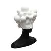 Abstract Figure Sculpture Resin Handicraft Ornaments Black and White Mosaic Woman Figurine Human Head Statue Home Decoration
