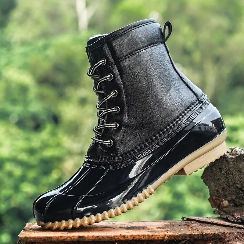 Autumn and winter new snow boots for women, popular in Europe and the United States, warm duck hunting shoes for women, snow boots, waterproof shoes
