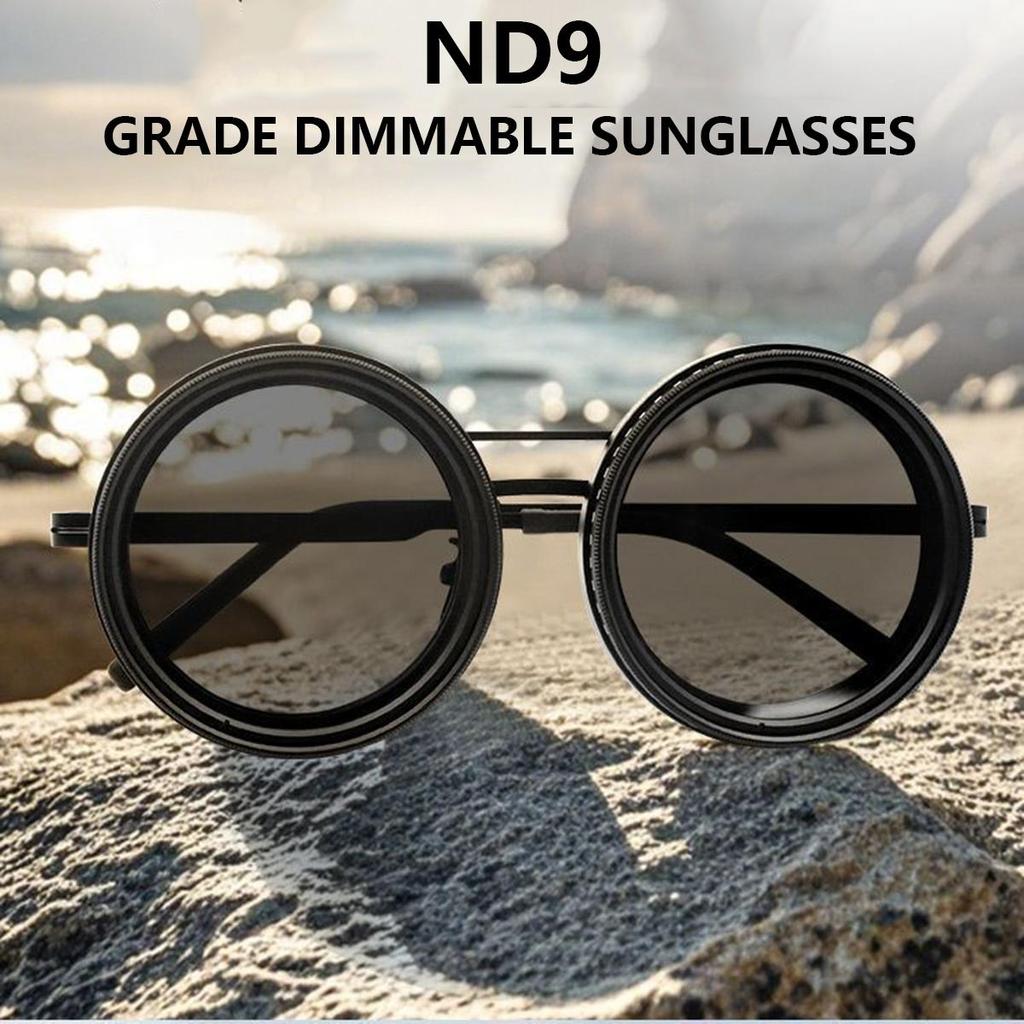The New 9-speed Adjustable Sunglasses Are Designed By Hand. ND Glasses Are Highly Transparent and Ultraviolet Pola  rized Sunglasses.