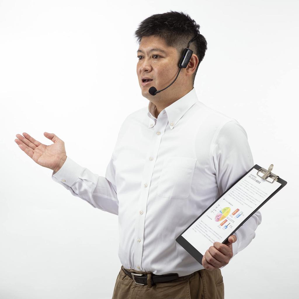 Sanwa Supply Wireless Headphone (for MM-SPAMP15) MM-SPAMP15WHM