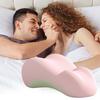 Couple Sleeping Pillow Memory Foam Wedge Cushion Hygienic Breathable Cover High Elastic Core Ergonomic Design Butt Cushion