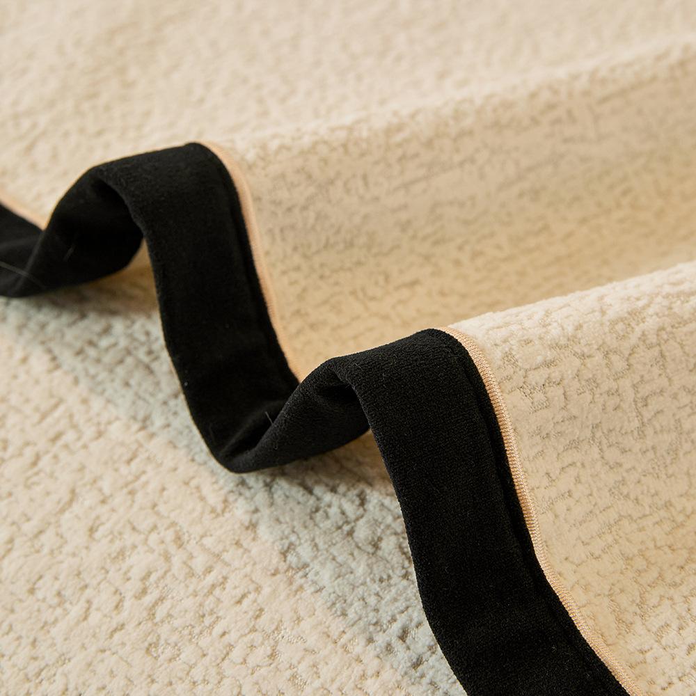 Cream Wind Seat Cushion Four Seasons Universal Sofa Cushion Chenier Non-Slip Modern Home Leather Sofa Cover Backrest Cover