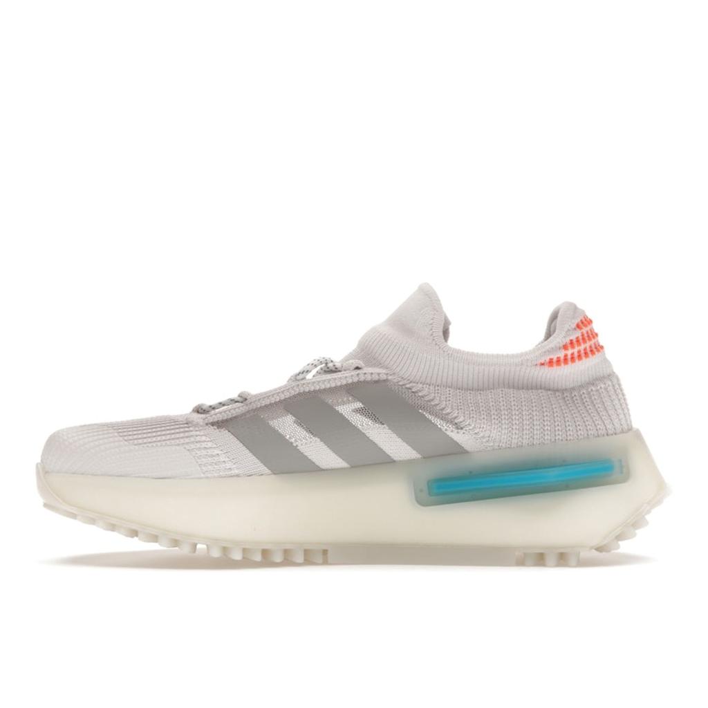 Adidas NMD_S1 White Orange Teal Unisex Sneakers Cloud-White Mgh-Solid-Grey Off-White FZ5707