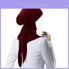 Womens High Elastic Breathable Neck Covering Headscarf With Tie For Casual Wear 2024