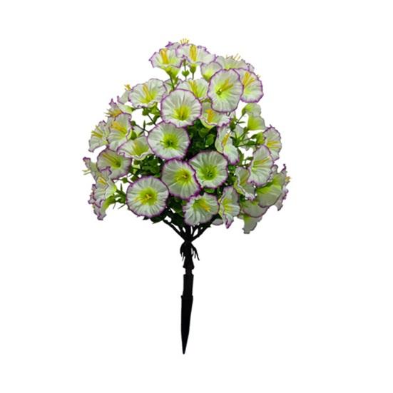 1/2 st Konstgjord Morgonhimmel Trädgårdsspett UV-beständig Falsk Blomsterpigga Bröllopsfest Inomhus Utomhus Trädgårdsvägg Falsk Blomsterdekoration