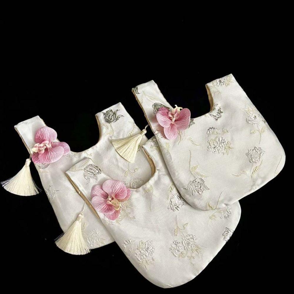 Small Item Pouch Tassel Knot Wrist Bag Storage Bags Cheongsam Accessories  Women