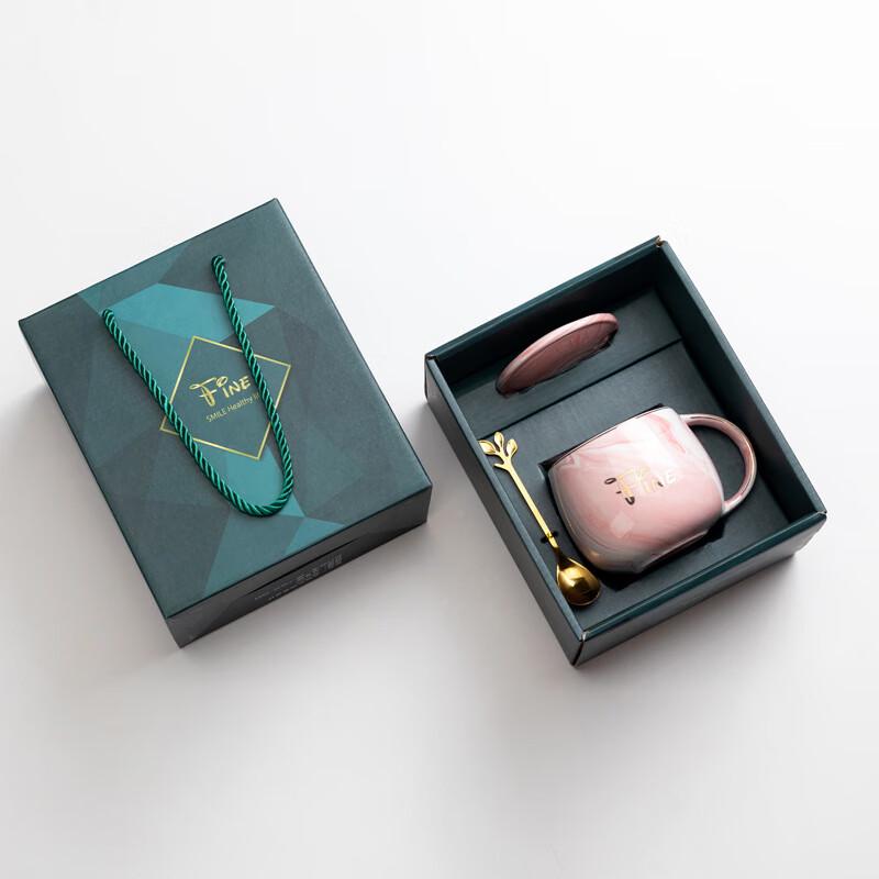 Huazao Baijia A1 Nordic Ceramic Mug Gift Set With Spoon Gift Set