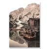Landscape Flower Picture Canvas Painting Wall Art Autumn Scenery Mountain Lake Grass Poster and Print for Modern Home Wall Decor