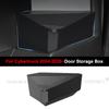 For Tesla Cybertruck 2024-2026 Door Slot Storage Box Kit Door Organizing Tidying Case Trash Can Hidden Storage Box Accessories