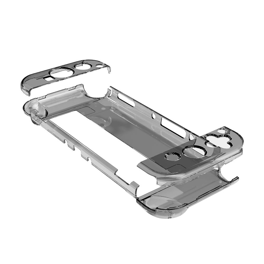 3In1 Protective Case Clear Cover For Switch Oled Case Dockable Clear Shock-Absorption Protector Nintendo Switch Oled Joycon Case