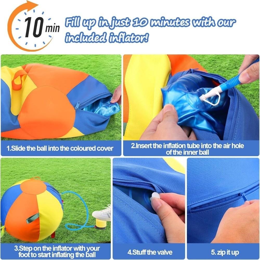 Wear Resistant Giant Herding Ball Tear-Resistant Dog Training Ball Interactive Dog Toy  Training