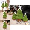 Christmas Tree Plush Ornament With Soft Plush Fabric For Holiday Party Props And Photo Accessories