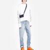 Off-White Abstract Logo Sweatshirt White Men Tops OMBA035F19E300110110