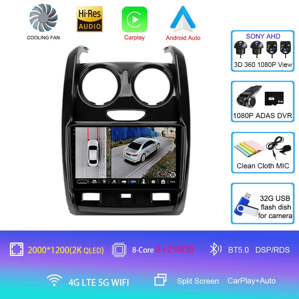 Android 14 Car Radio For Renault Duster 2015 - 2021 For LADA Largus 2021 Multimedia Video Player Navigation Stereo GPS