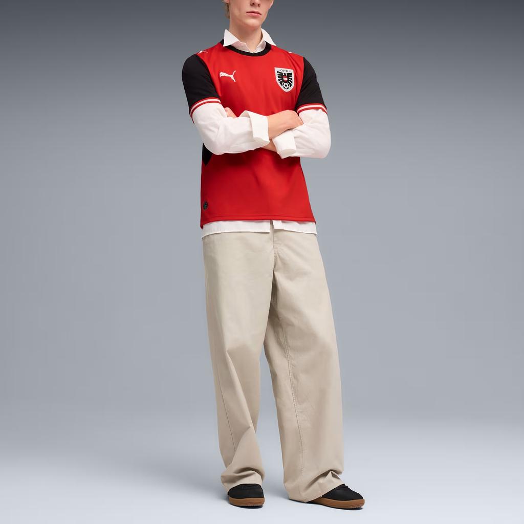 Puma Austria 2026 Home Jersey 'PUMA Red PUMA Black' Men's 783200-01