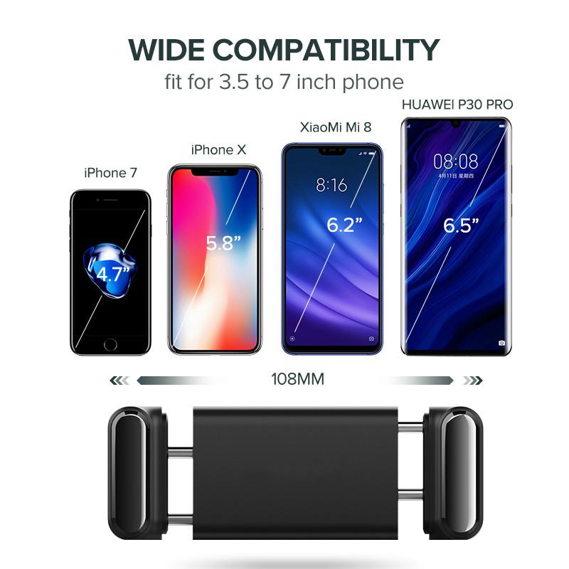 Car Phone Holder for Your Mobile Phone Holder Stand for iPhone 11 8 Air Vent Mount Cell Phone Support In Car Phone Stand