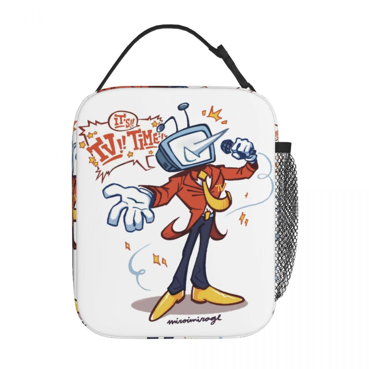 It s TV Time!! -Mr Tenna Deltarune Merch Insulated Lunch Bags For Office Food Storage Bag Portable Cooler Thermal Lunch Boxes One Size
