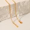 Stainless Steel Bow Necklace For Women Girls Minimalist Fashion Female Gold Color Jewelry Accessories Gift 2025