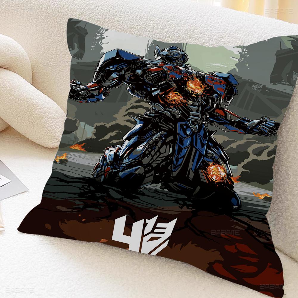 T-transfor-mers Cushion Cover Pillow Cover Decor Pillowcase Printed Cushion Case For Couch