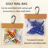 Golf Pouch Bag with Clip Golf Valuables Pouch Golf Tees Pouch Golf Accessories for Men Women