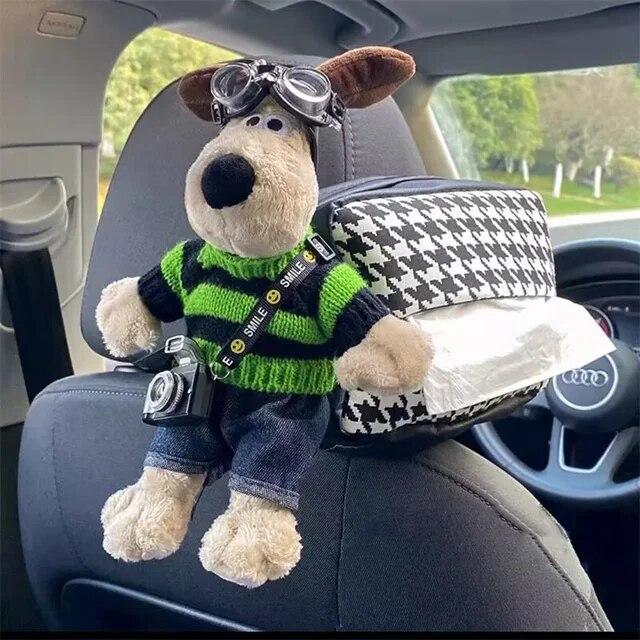 Biltilbehør Søt Tegneserie Dukke Bil Kleenexboks Bilinteriør Gave