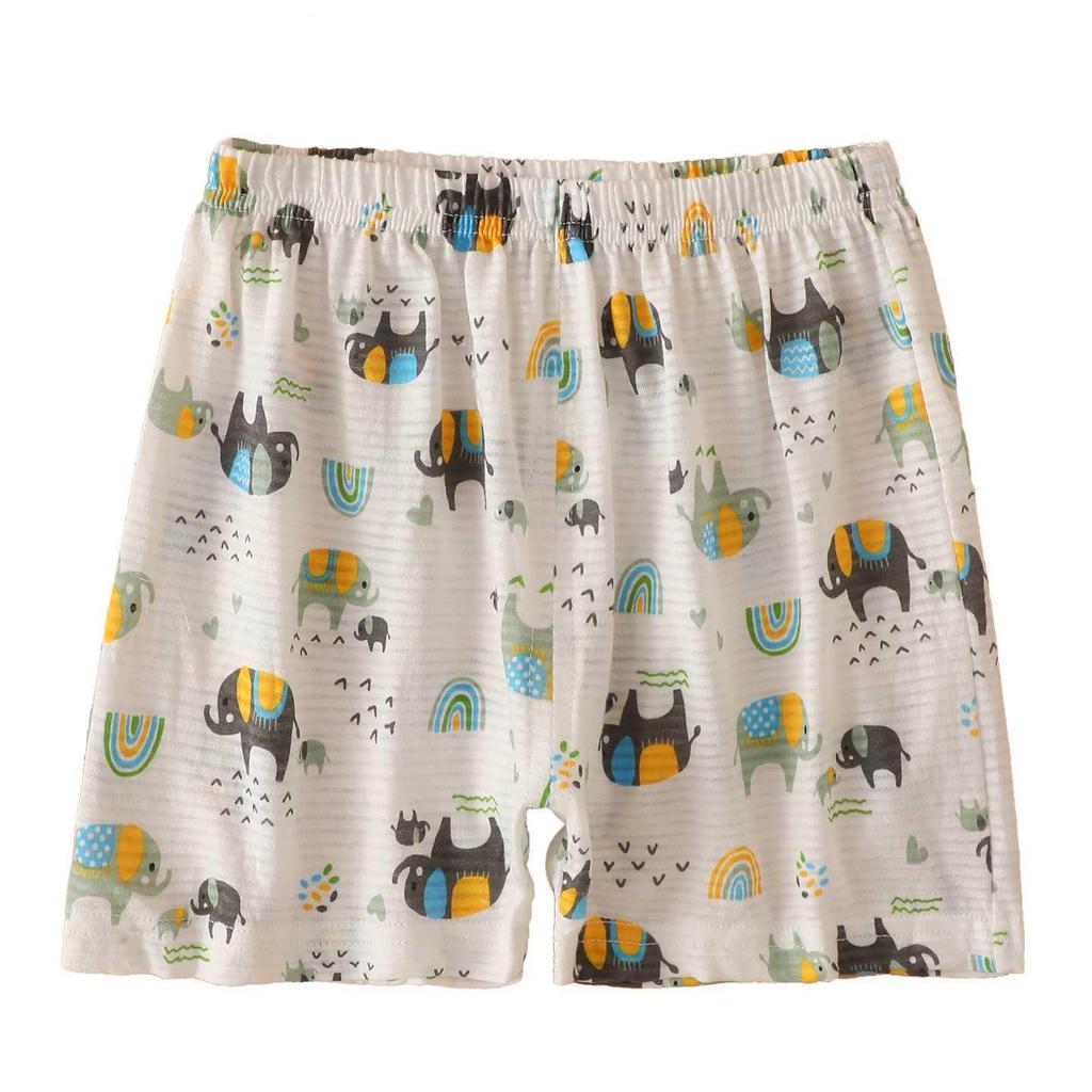 Sommer-Baumwoll-Pyjamashorts für Kinder im Alter von 1-7 Jahren: Leichte Freizeithose für Strand und Sport
