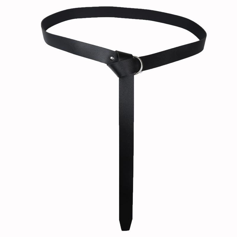 Mittelalterlicher keltischer Halloween PU Ledergürtel Kostüm Requisite