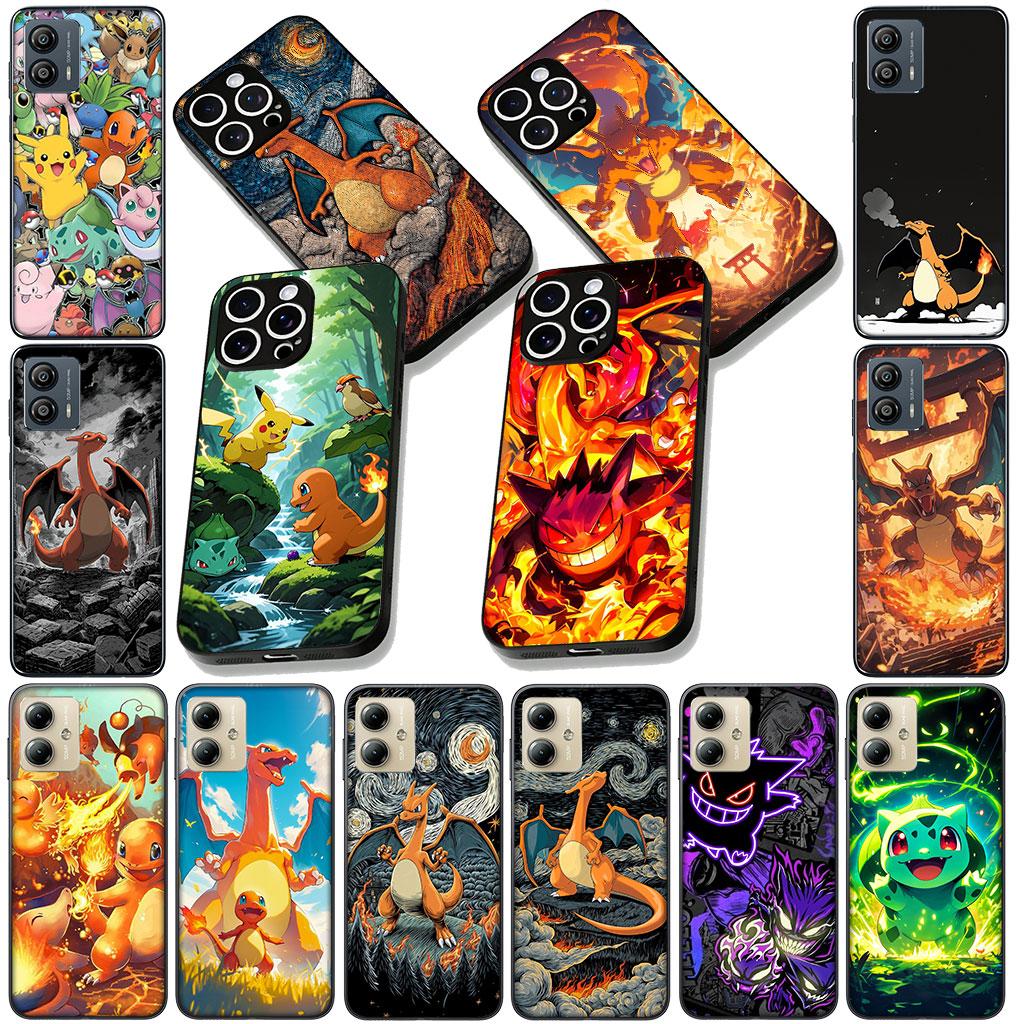 Cover for Samsung Galaxy S22 S21 S20 FE Ultra Plus A35 A36 A55 A37 A33 A34 A57 Case Charmander P-Pikachus Bulbasaur P-Pokemons
