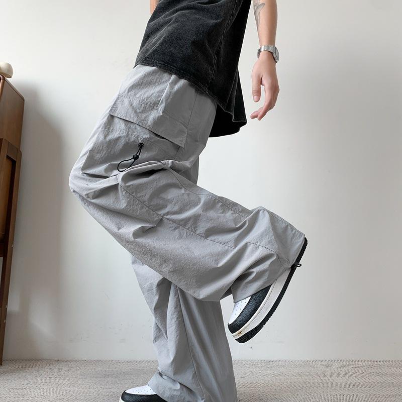 Spring new American high street tooling pants men's loose casual charging paratrooper pants