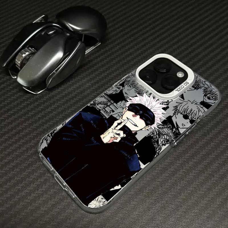 

Jujutsu Kaisen Сукуна Годзё Сатору Аниме Чехол для телефона For iPhone 17 16e 16 15 14 13 12 11 Pro Max Air Plus Противоударный чехол iPhone 14 Plus