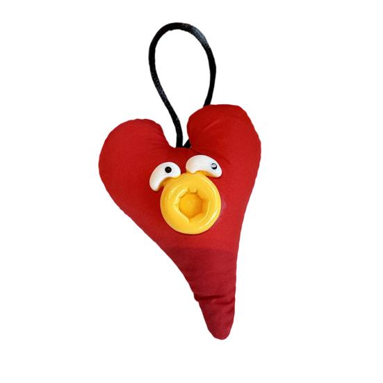 Large Mouth Cartoon Doll Keychain With Lanyard Bag Hanging Decoration