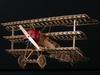 Aerobase A001 Micro Museum Series 1/48 Fokker Dr.1 Red Baron WW1 Fighter Brass Etched Metal Model