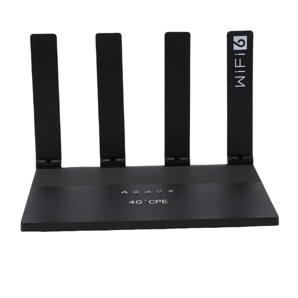 4G LTE WiFi 6 Router 300Mbps Type C CPE Wireless Router Mobile Hotspot with 4 Antenna SIM Card Slot for Europe Asia