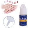 5pcs Fast Dry Nail Glue For False Nail Tips Adhesive Acrylic Nails Rhinestones Extension False Tips 3D Nail Art Decoration Manicure