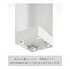 Yamazaki Jitsugyo (Yamazaki) [Completed Product] Slim Toilet Rack with Casters, White W16 X D16 X H80.5cm (including Casters), Tower Rotates On the