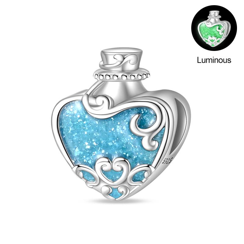 S925 Silver Color Butterfly Daisy Rose Crown Perfume Charms Beads Fit Pan Bracelets DIY Fine Jewelry Making Gifts