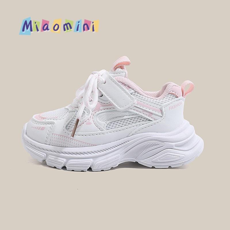 Kids Chunky Sneakers Breathable Mesh Casual Shoes Boys Girls Fall Lightweight Toddler Child Footwear