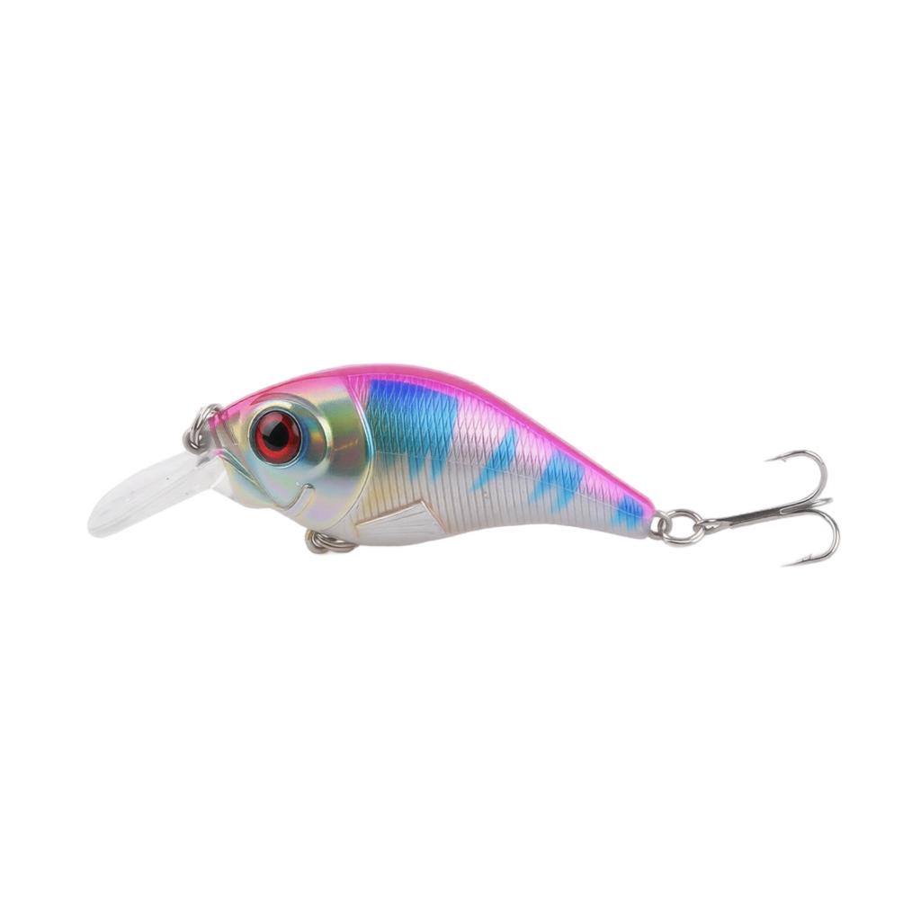 Fishing Lure Crankbait Hard Bait Artificial Bionic Lure with Treble Hooks for Freshwater Fishing Bass Pike Walleye Trout