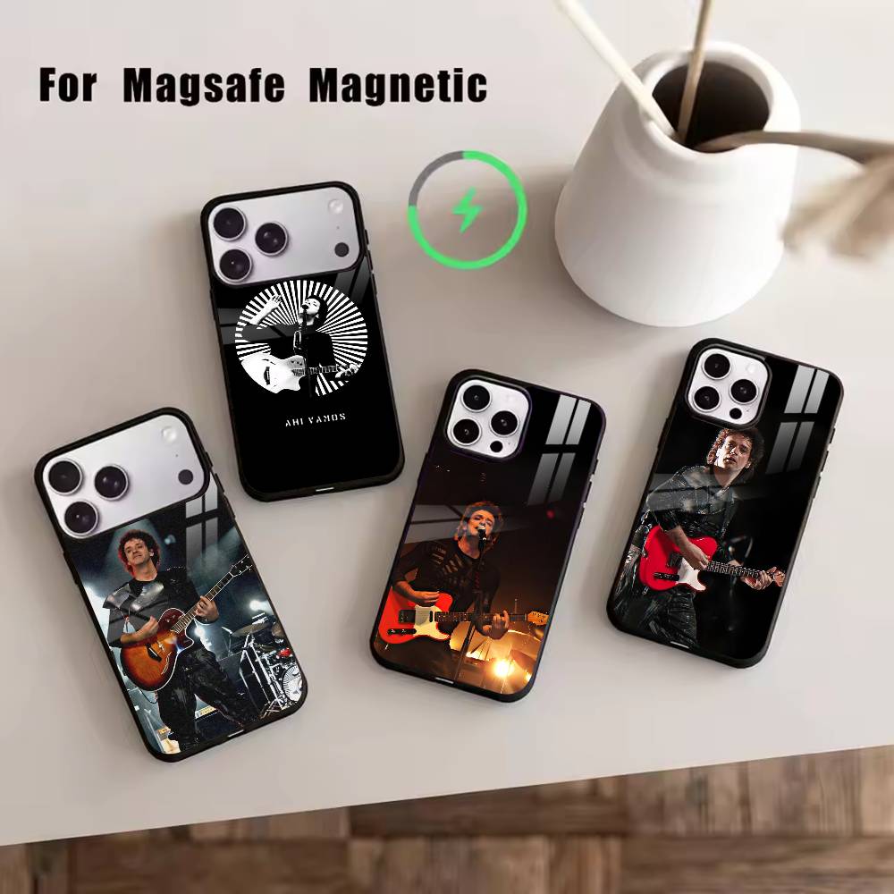 S-Singer Gustavo Cerati Phone Case For iPhone17,16,15,14,13,12,11 Plus,Pro Magnetic with Magsafe Wireless Charging