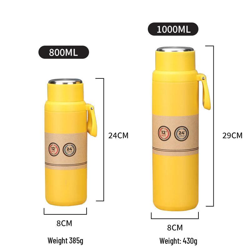 HPMILY 304 Stainless Steel Insulated Tea Infuser Bottle