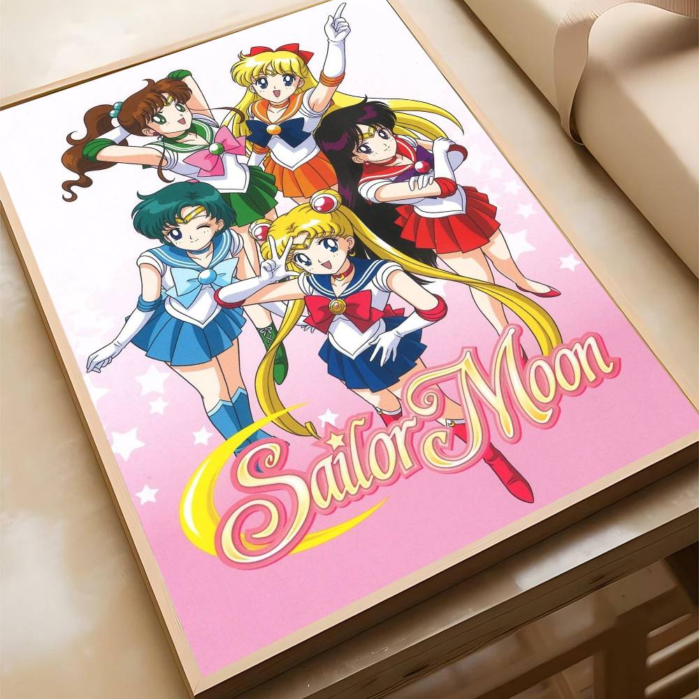 Anime Sailor Moon Diamantmalerei 5D Vollrund/Quadratischer Diamant Mosaik Kunst DIY Kaffeehaus Bar Raum Wanddekoration Einzigartige Geschenke