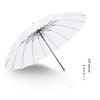 Creative Minimalist Straight Long-Handle Umbrella, Solid Color, Japanese Style, Fresh and Simple, Leather Handle, Vintage Unisex Straight-Handle Sun
