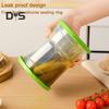 Hourglass Pickle Jar Pickle Juice Separator Food Grade BPA Free Leak Resistant Airtight Pickle Organizer Storage Jar
