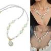 Trendy Sea Necklace Date Accessory Stylish Pendant Necklace for Youthful Women Looking to Enhancing Their Wardrobe