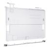 eXtremeRate Switch Compatible with OLED Soft Touch Console Back Plate DIY Replacement Housing Shell Clear Material Switch Shell Switch Stand Not