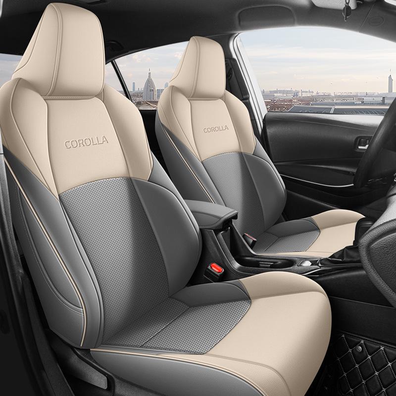 Universal All-Season Seat Covers for Toyota Corolla, Fits Dual-Engine Models, Fully Enclosed Car Seat Cushions