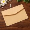 10Pcs Black White Kraft Paper Envelopes Blank Paper Envelope Vintage European Style Envelope for Car