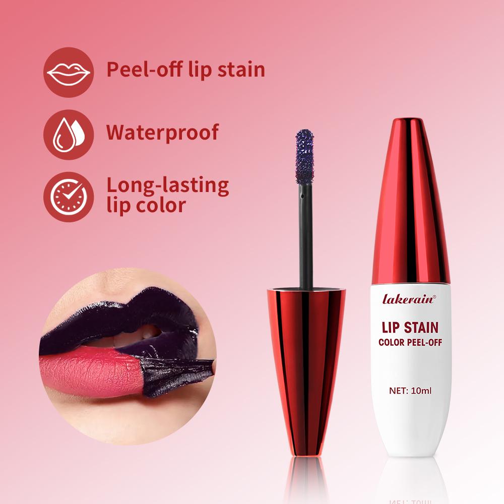 Lip Stain Peel Off 24 Stunden Wasserfeste Lippenstifte Make-up Flüssiger Lippenstift Matter Lippenstift für Lippen Stift Kostenloser Versand Tinte